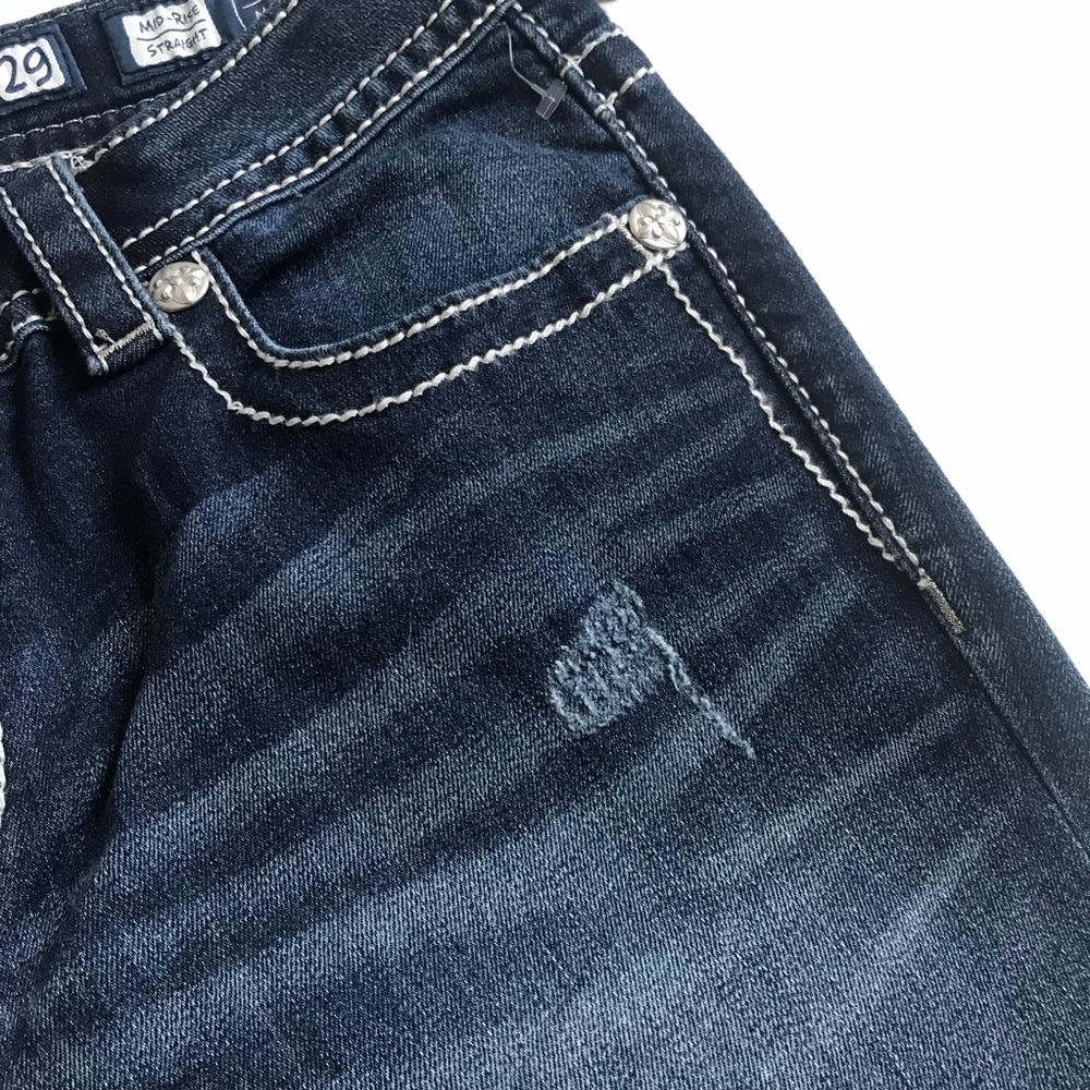NWT Miss Me Aztec Mid Rise Jeans - Picture 7 of 7
